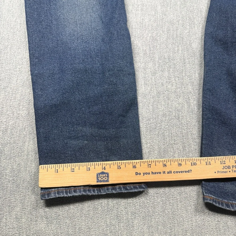 Aeropostale Jeans Mens 32x34 Blue Athletic Skinny Distressed Aero KND Impact NWT